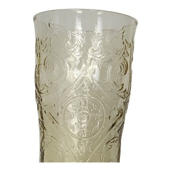 1930s Federal Glass Madrid Amber Depression Glass 80oz Pitcher & Glasses Set - Picture 13 of 16